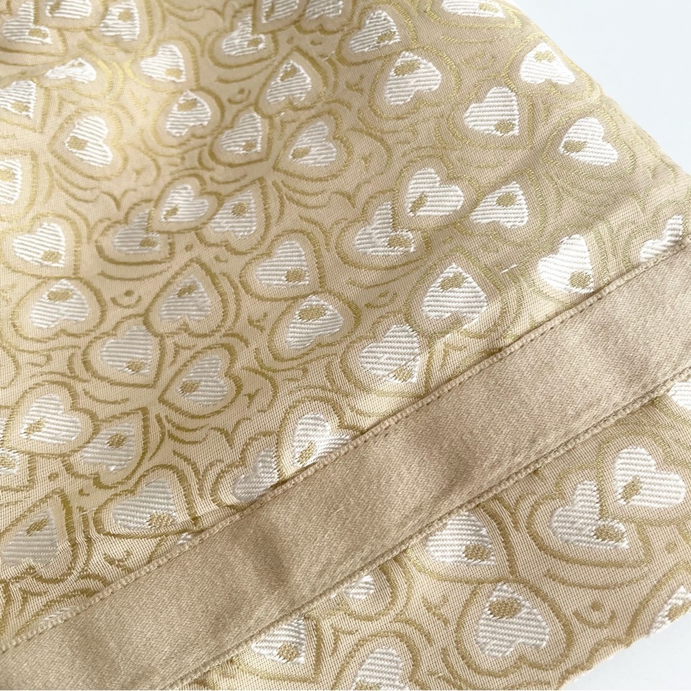 Juicy Couture Girls Skirt Gold Heart Brocade + Pockets 10 NWT - Picture 7 of 7